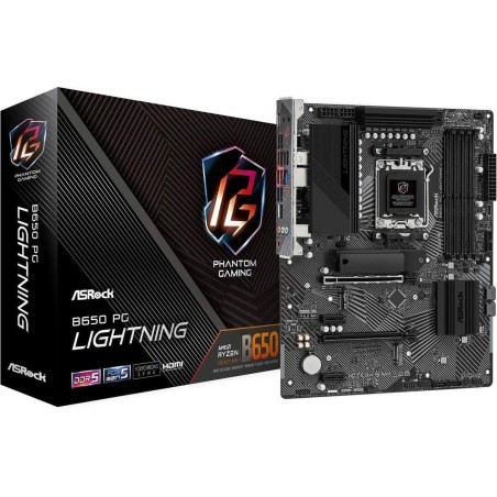 ASRock B650 PG Lightning Bundkort - AMD B650 - AMD AM5 socket - DDR5 RAM - ATX